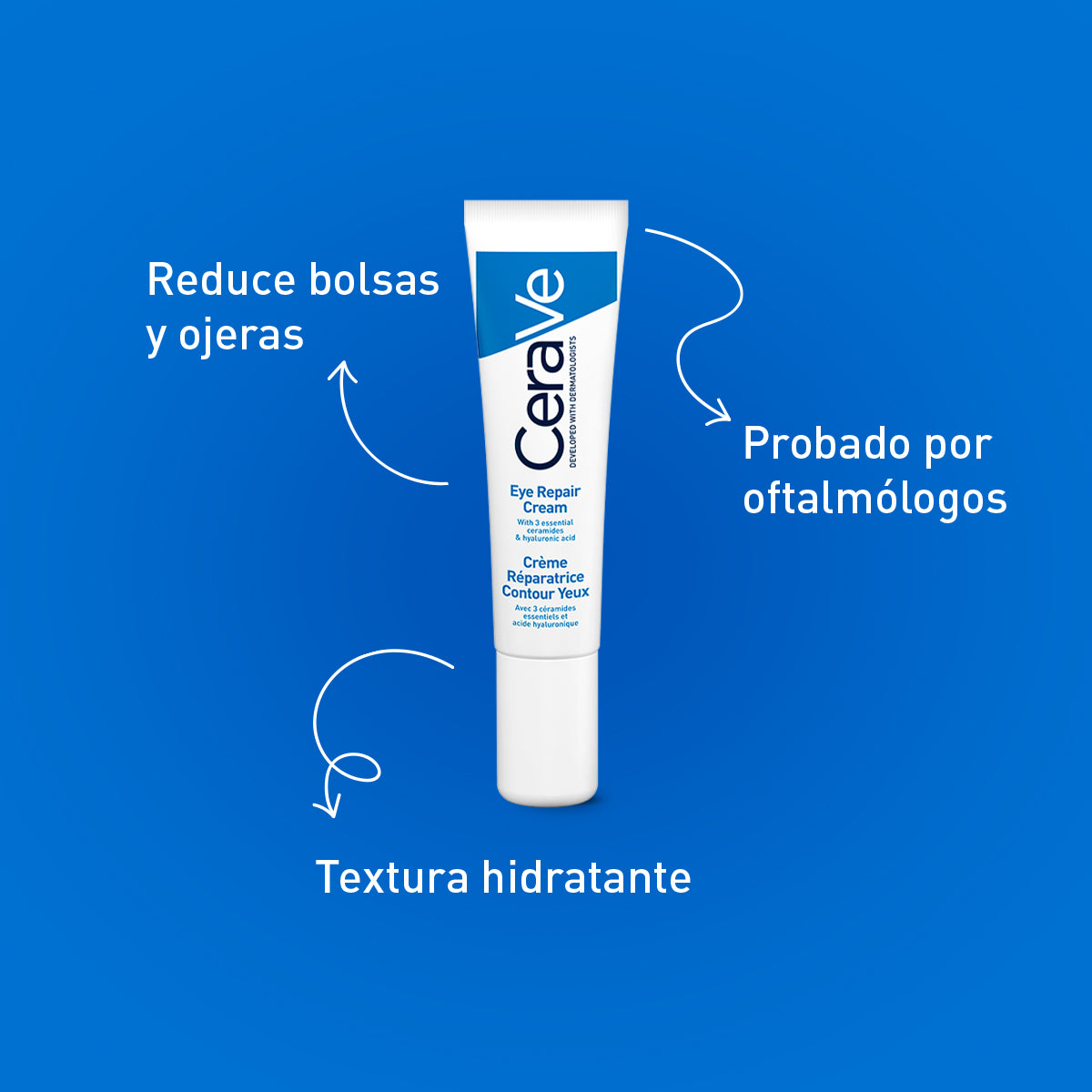 CeraVe - Crema Reparadora Para El Contorno De Ojos – 14 ml.