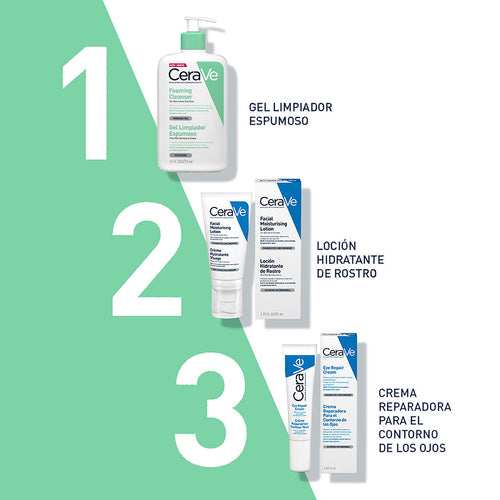 CeraVe - Gel Limpiador Espumoso – 473 ml.
