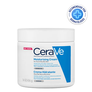 CeraVe - Crema Hidratante Para Rostro y Cuerpo – 454 g.