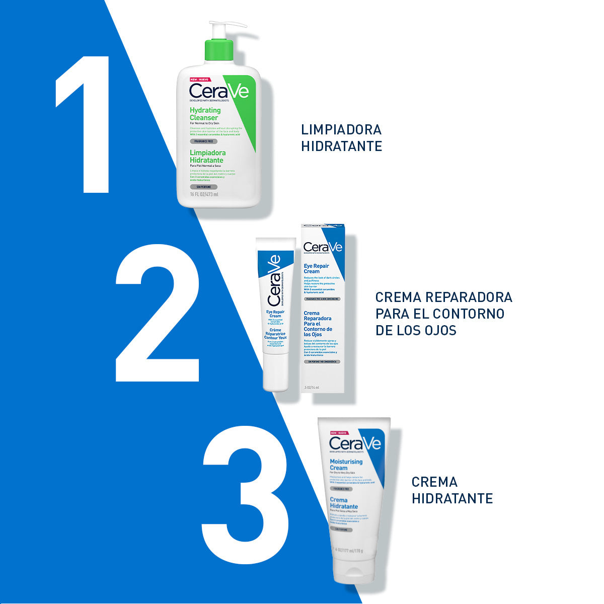CeraVe - Crema Hidratante Facial Y Corporal – 170 ml.