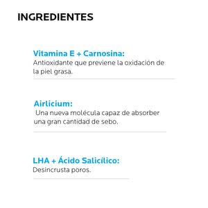 La Roche Posay - Effaclar K (+) Crema Facial Anti-Imperfecciones para Piel Grasa y Puntos Negros – 40 ml.