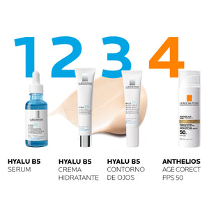 La Roche Posay - Hyalu B5 Crema para Contorno de Ojos Antiarrugas para Piel Sensible – 15 ml.