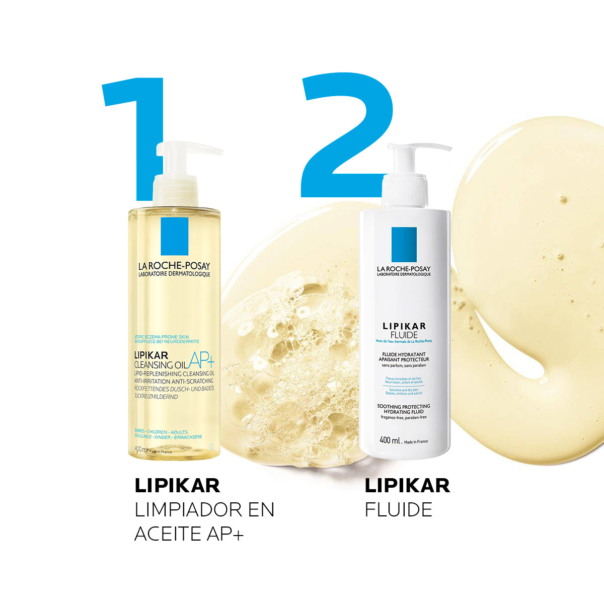 La Roche Posay - Lipikar Aceite de ducha para Piel Seca o Atópica – 400 ml.