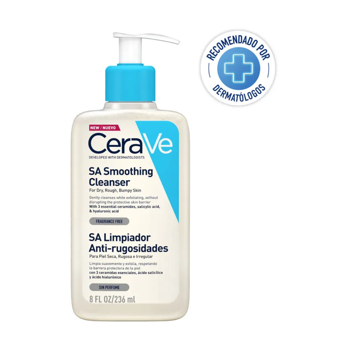 CeraVe – SA Limpiador Anti-rugosidades – 236 ml.
