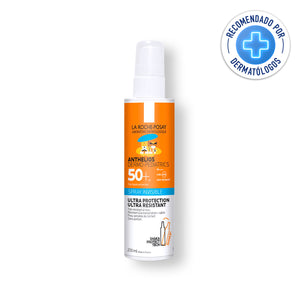 La Roche Posay - Anthelios Dermopediatrics Protector Solar Corporal en Spray para Niños FPS50+ - 200 ml.