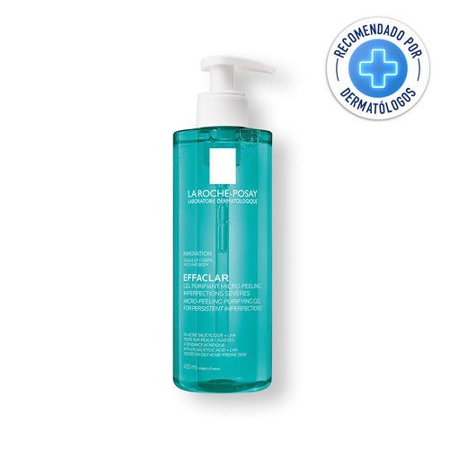 La Roche Posay - Effaclar Limpiador Facial Microexfoliante Para Piel Mixta a Grasa – 400 ml.
