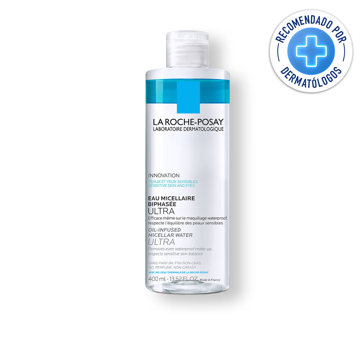 La Roche Posay - Agua Micelar en Aceite Bifásica Ultra – 400 ml.