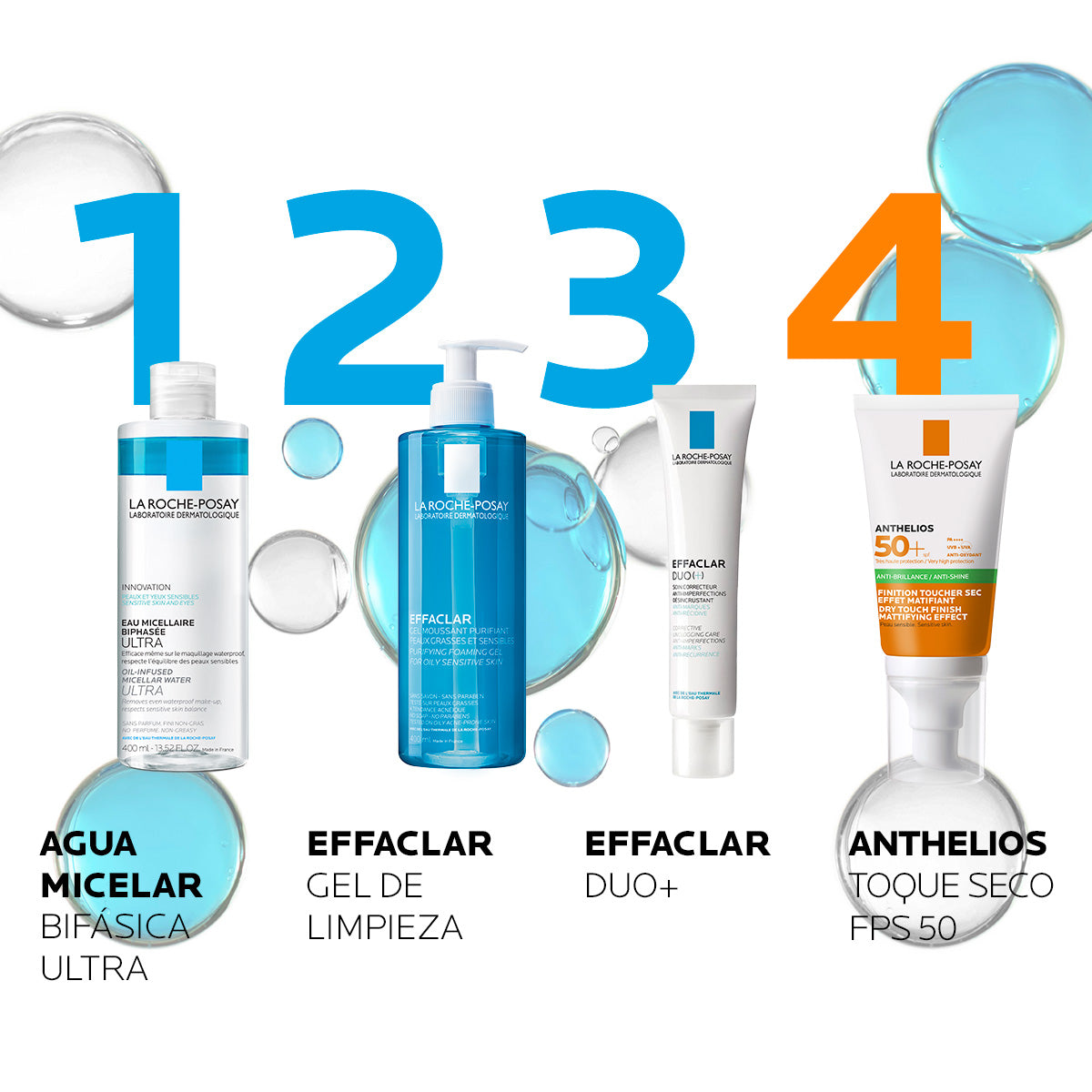La Roche Posay - Agua Micelar en Aceite Bifásica Ultra – 400 ml.