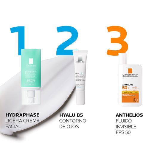 La Roche Posay - Hydraphase Crema Facial Hidratante con Ácido Hialurónico Ligera – 50 ml.