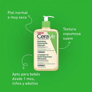 CeraVe - Limpiador en Aceite para rostro y cuerpo – 473 ml.