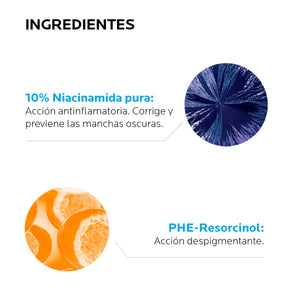 La Roche Posay - Pure Niacinamide 10 Serum Facial Despigmentante – 30 ml.