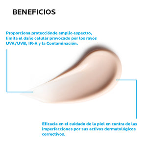 La Roche Posay - Anthelios Oil Correct Protector Solar Facial Matificante FPS50+ para Piel Grasa - 50 ml.