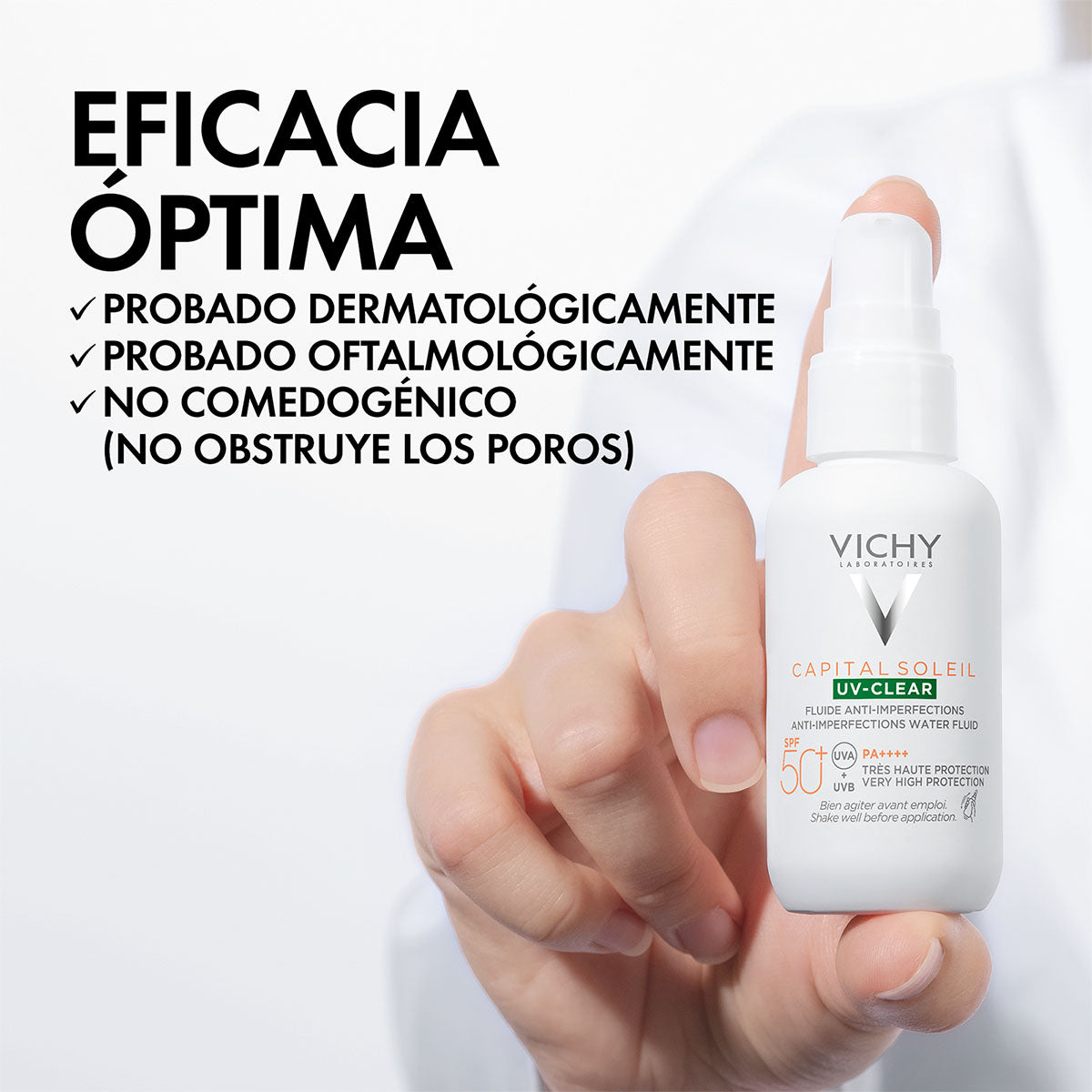 Vichy - Capital Soleil UV Clear Anti-imperfecciones SPF50+ - 40 ml.