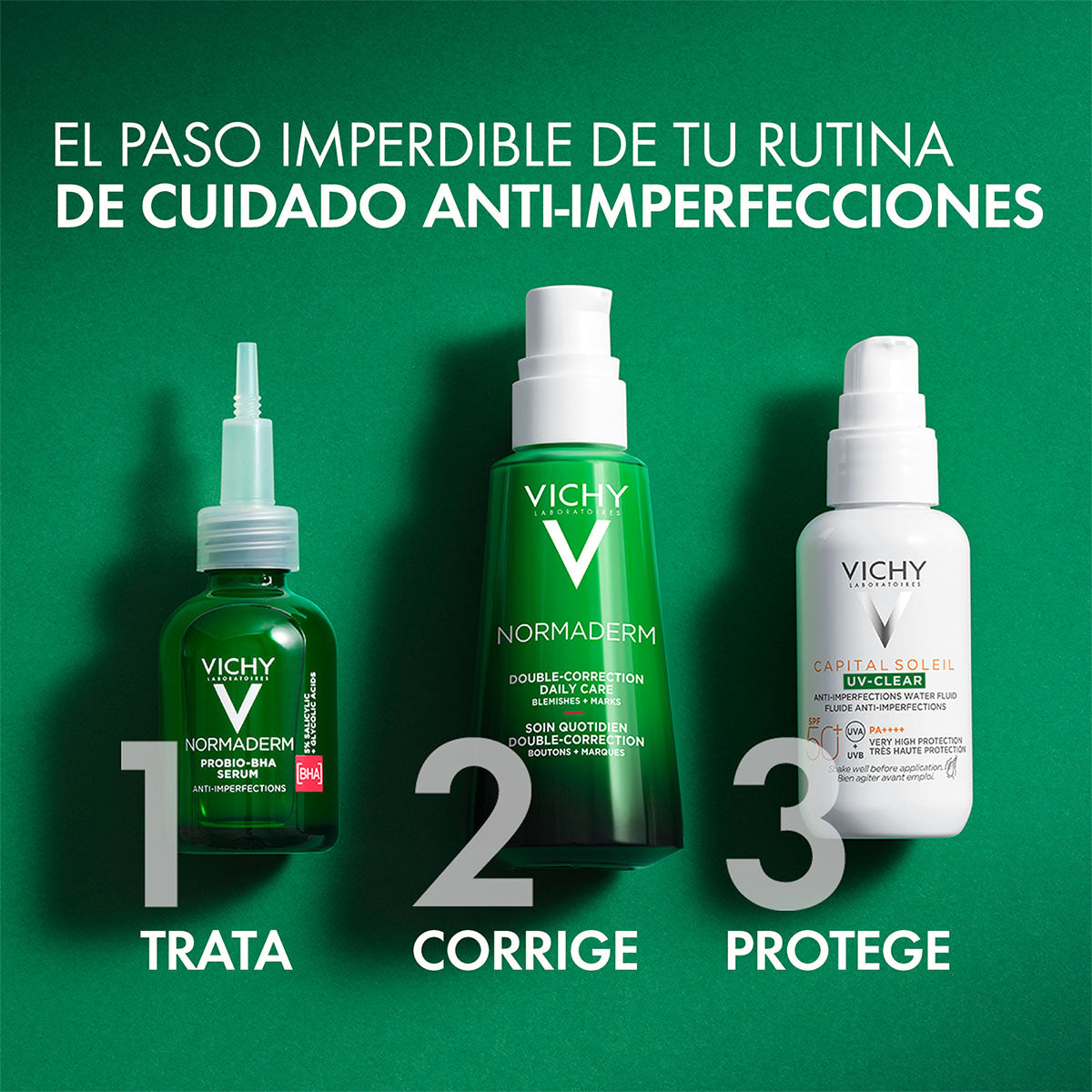 Vichy - Capital Soleil UV Clear Anti-imperfecciones SPF50+ - 40 ml.