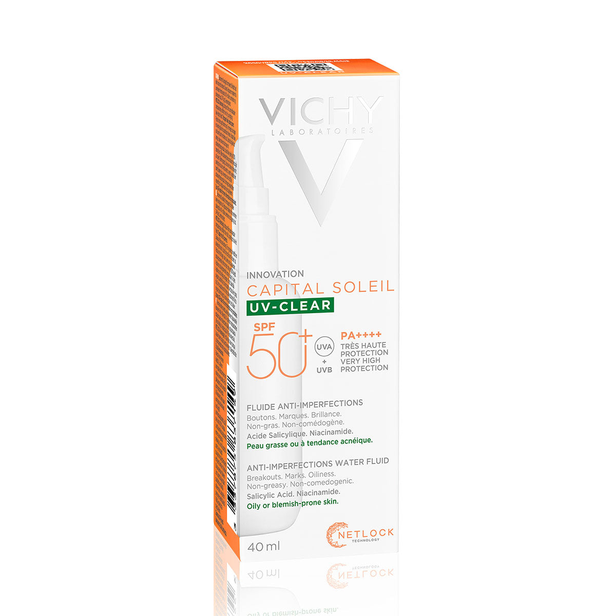 Vichy - Capital Soleil UV Clear Anti-imperfecciones SPF50+ - 40 ml.