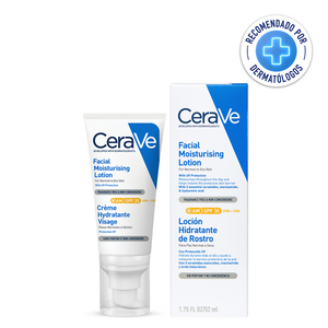 CeraVe - Loción Hidratante de Rostro FPS30 – 52 ml.