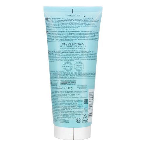 Vichy - Pureté Thermale Gel Limpiador Fresco Para Pieles Sensibles - 200 ml.