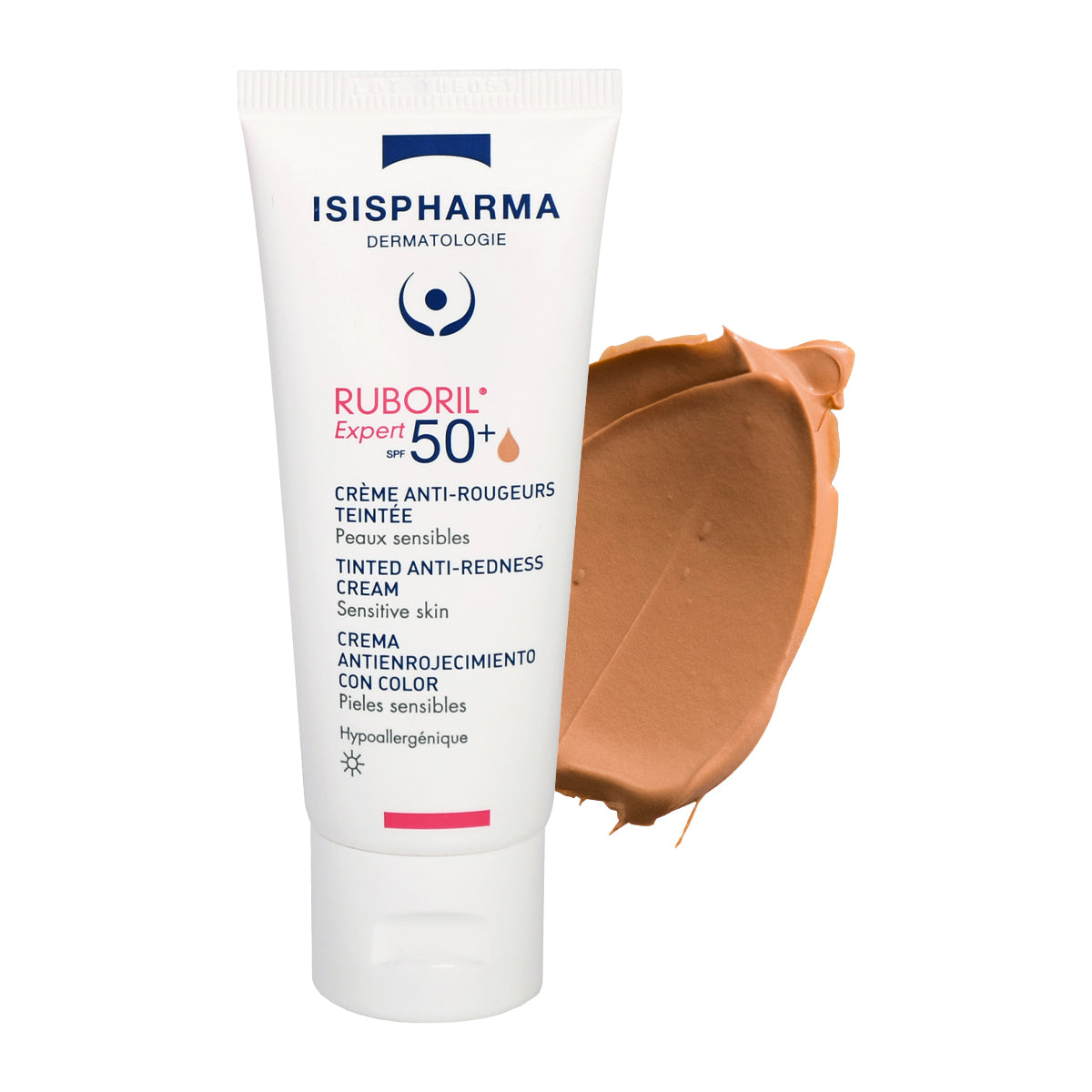 Isispharma – Ruboril Expert SPF50+ con Color – 40 ml.