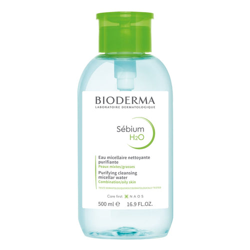 Bioderma –  Sébium H2O – 500 ml bomba inversa.