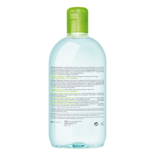 Bioderma –  Sébium H2O - 500 ml.