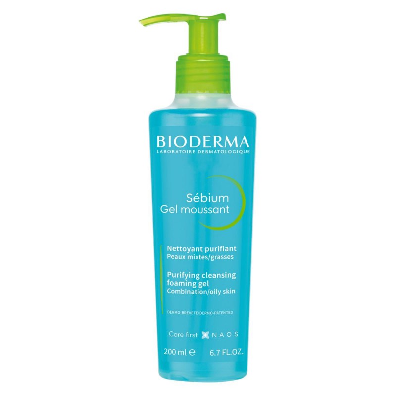 Bioderma – Sébium Gel Moussant – 200 ml dispensador.