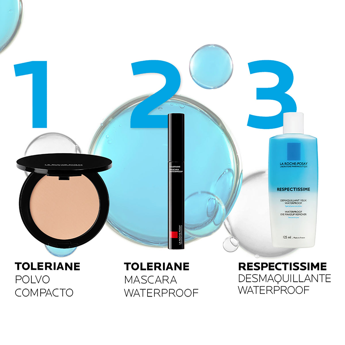La Roche Posay - Respectissime Desmaquillante Bifásico para ojos sensibles – 125 ml.