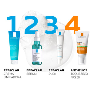 La Roche Posay - Effaclar Limpiador Facial en Crema Espumosa para Piel Grasa - 125 ml.