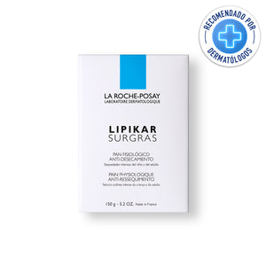 La Roche Posay - Lipikar Surgras Jabón en barra para Piel Seca - 150 g.