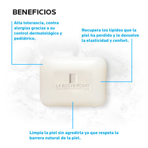 La Roche Posay - Lipikar Surgras Jabón en barra para Piel Seca - 150 g.