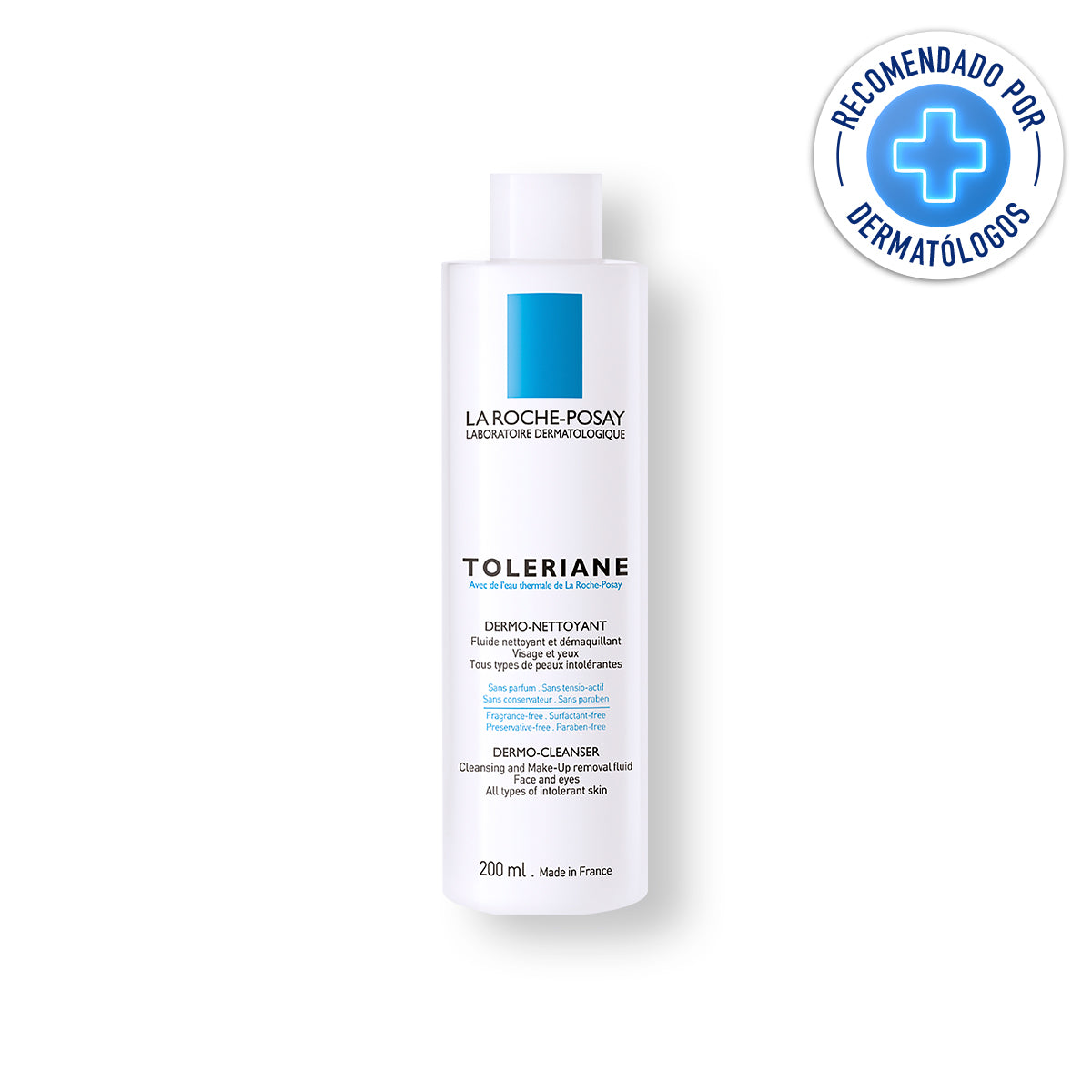 La Roche Posay - Toleriane Dermolimpiador Facial Desmaquillante – 200 ml.