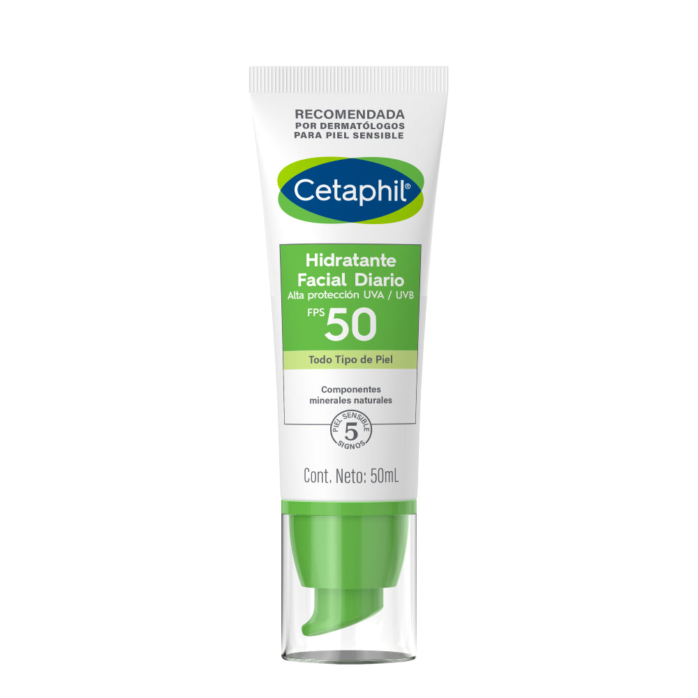 Cetaphil - Hidratante Facial Diario FPS 50 – 50 ml.
