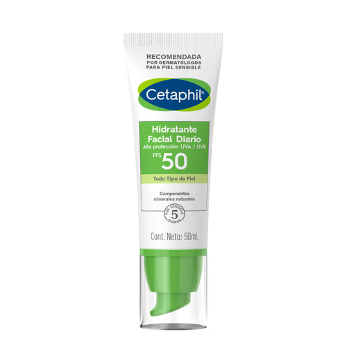 Cetaphil - Hidratante Facial Diario FPS 50 – 50 ml.