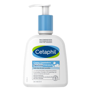 Cetaphil - Crema Limpiadora Espumosa Hidratante – 237 ml.