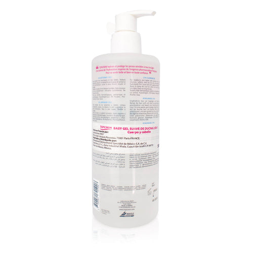 Topicrem - Bebé Gel Limpiador Facial Piel Sensible  2 en 1 - 500 ml.