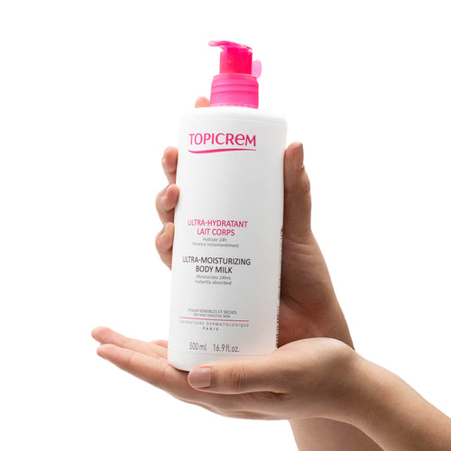 Topicrem - Crema para la Piel Sensible Leche Corporal ultra-hidratante - 500 ml.