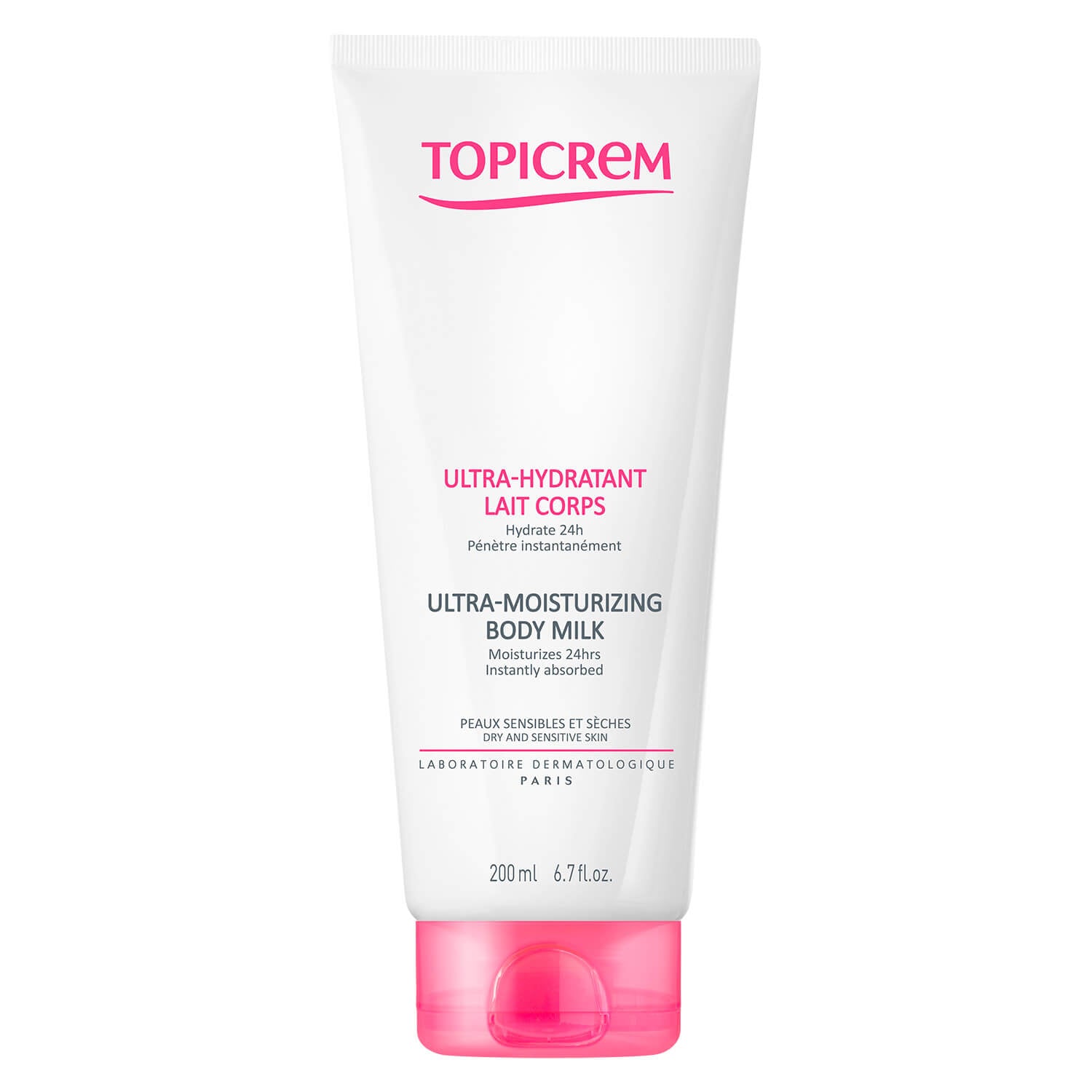 Topicrem - Crema para la Piel Sensible Leche Corporal Ultra-hidratante - 200 ml.