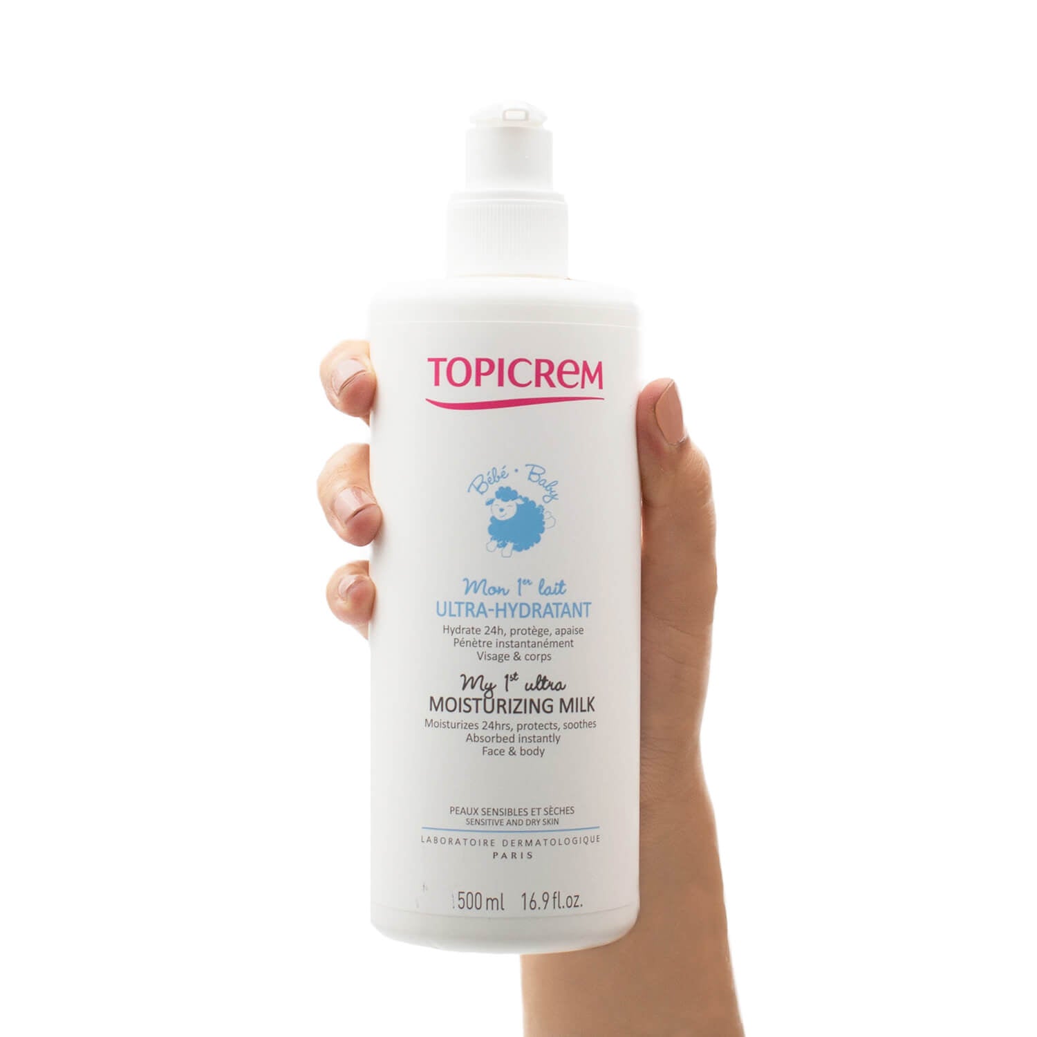 Topicrem - Crema para Bebé - Mi Primera Leche Ultra-hidratante - 500 ml.