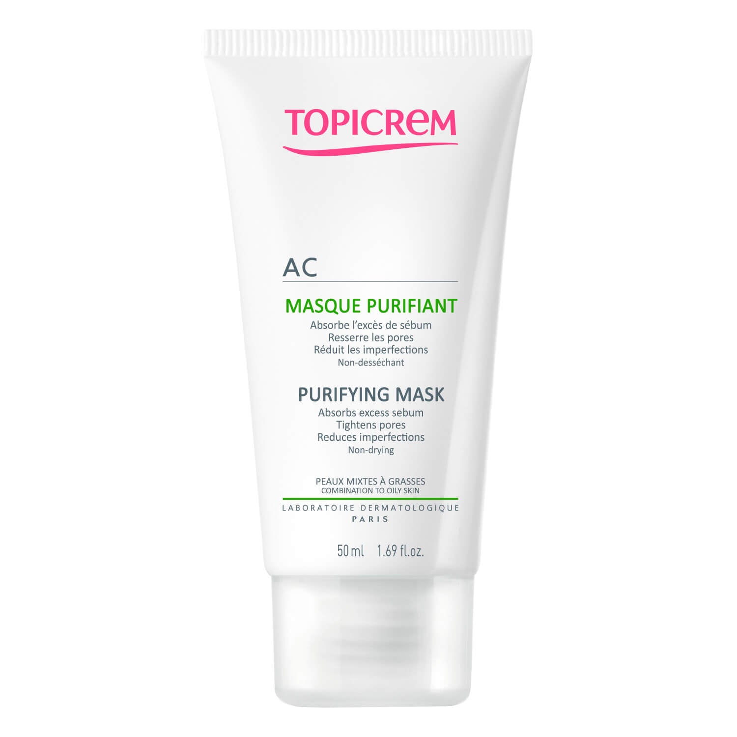 Topicrem - AC Mascarilla Piel Sensible Purificante – 50 ml.