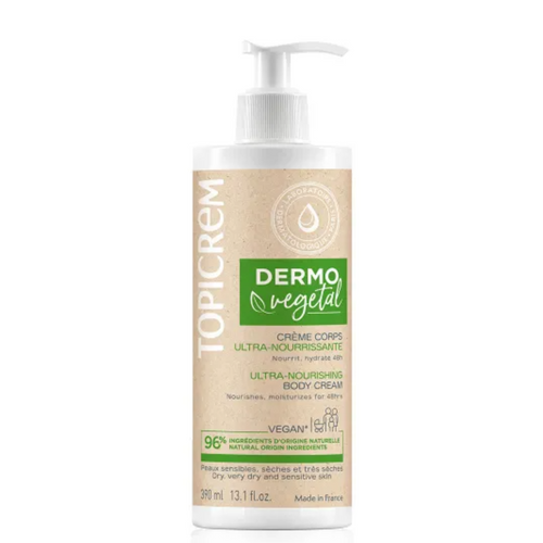 Topicrem - Dermo Vegetal Crema Corporal Ultra-Nutritiva - 390 ml.