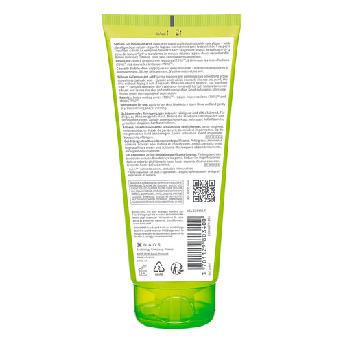 Bioderma – Sébium Gel Moussant Actif - 200 ml.