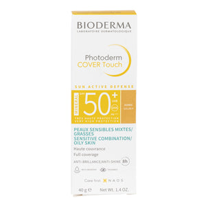 Bioderma –  Photoderm Cover Touch MINERAL FPS 50+ Dorado - 40 ml.