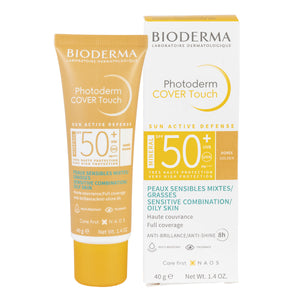 Bioderma –  Photoderm Cover Touch MINERAL FPS 50+ Dorado - 40 ml.