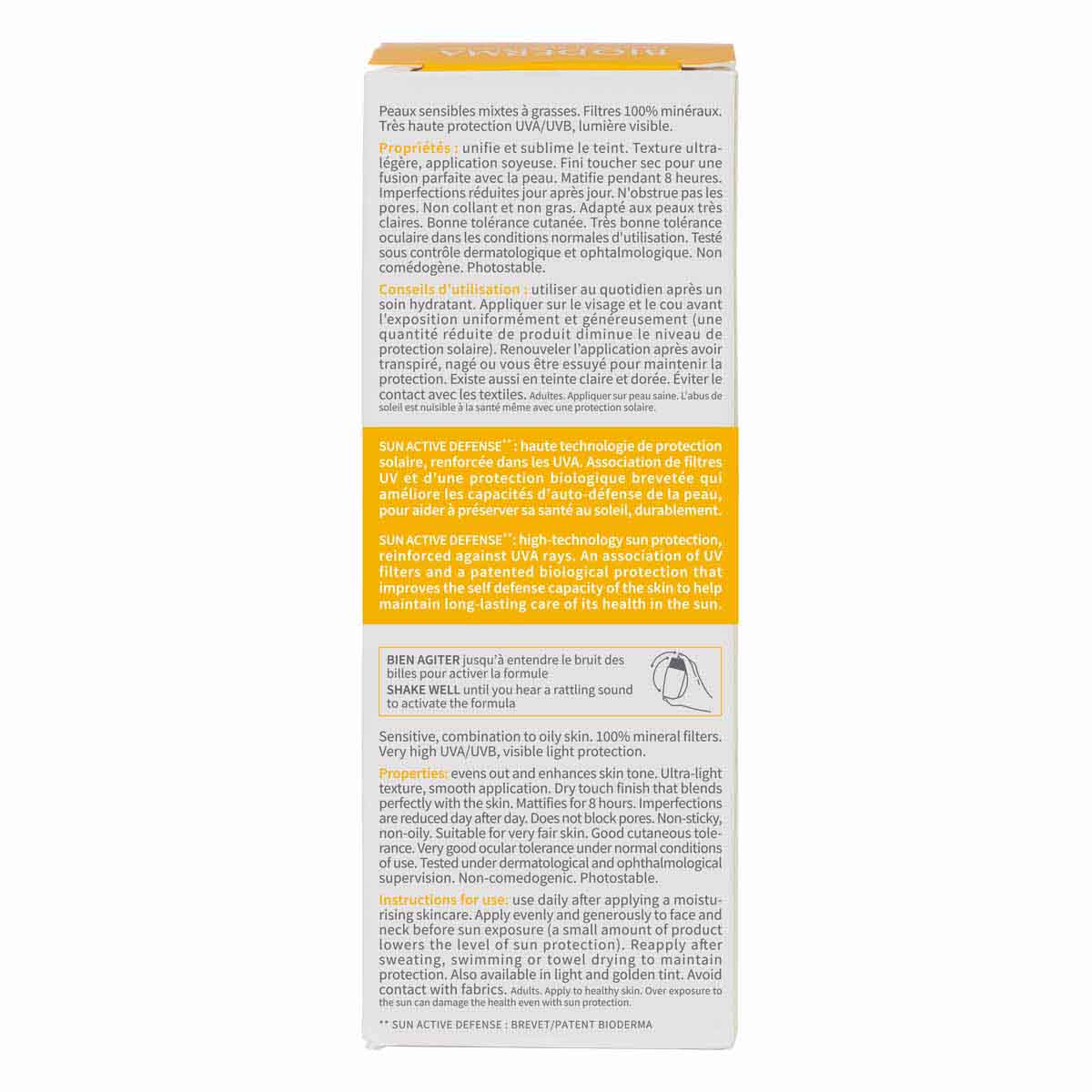 Bioderma – Photoderm Nude Touch FPS 50+ Tono Muy Claro - 40 ml.