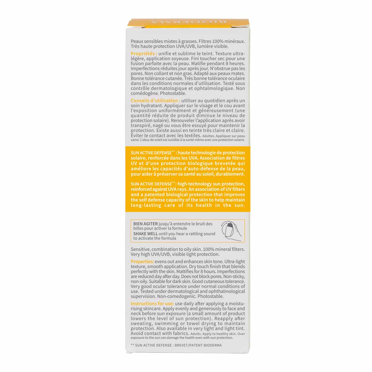 Bioderma – Photoderm Nude Touch FPS 50+ Tono Dorado - 40 ml.