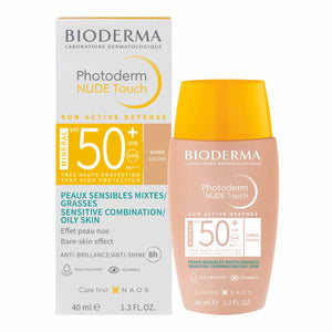 Bioderma – Photoderm Nude Touch FPS 50+ Tono Dorado - 40 ml.