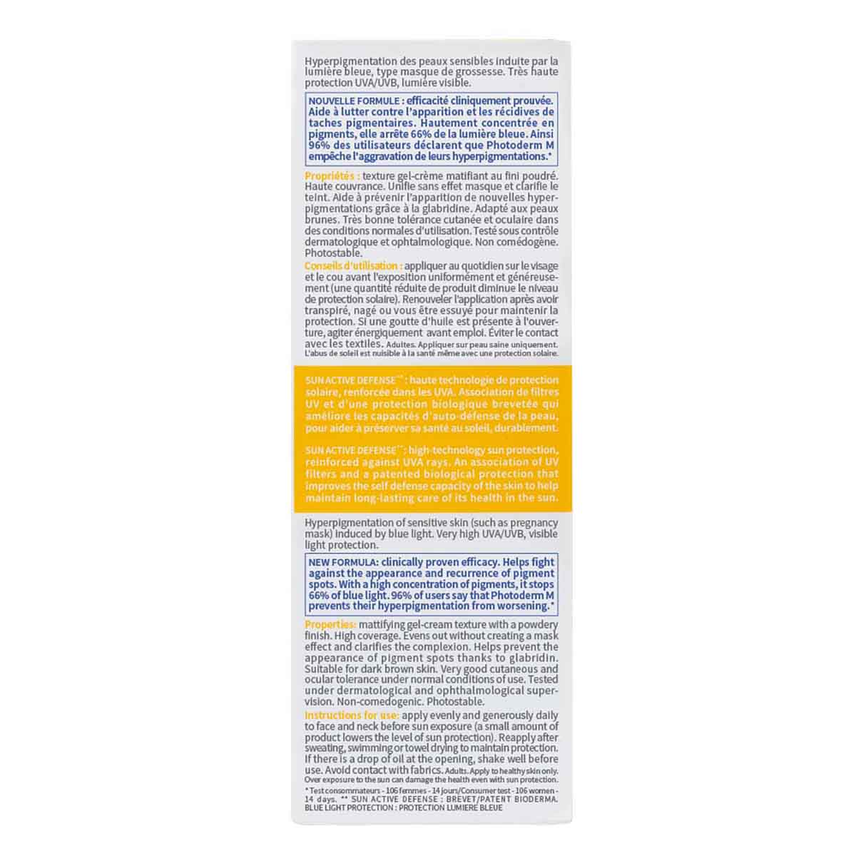 Bioderma – Photoderm M FPS 50+ Tono Dorado - 40 ml.