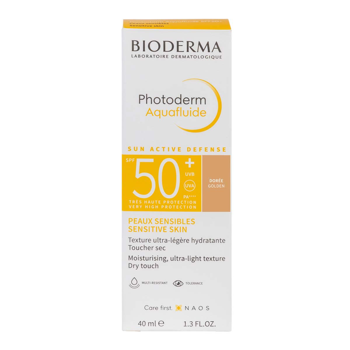 Bioderma –  Photoderm Aquafluido FPS 50+ Dorado - 40 ml.