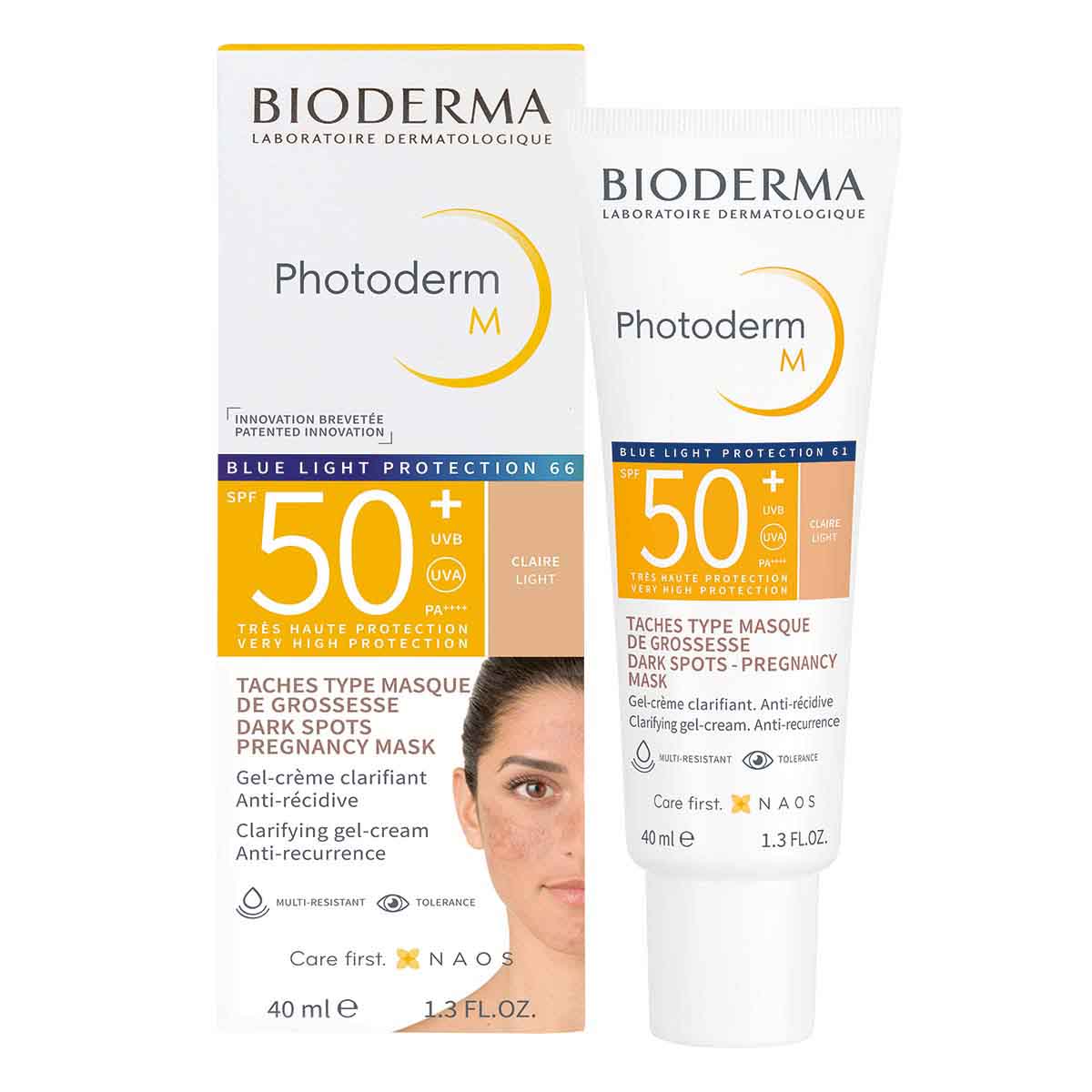 Bioderma – Photoderm M FPS 50+ Tono Claro - 40 ml.