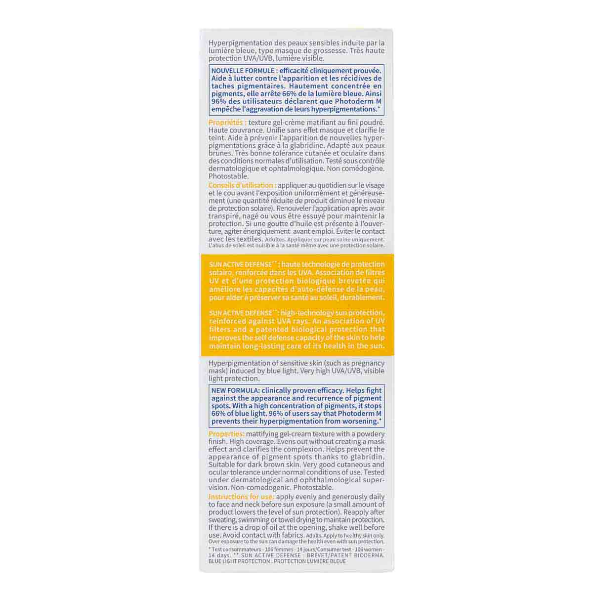 Bioderma – Photoderm M FPS 50+ Tono Brun - 40 ml.