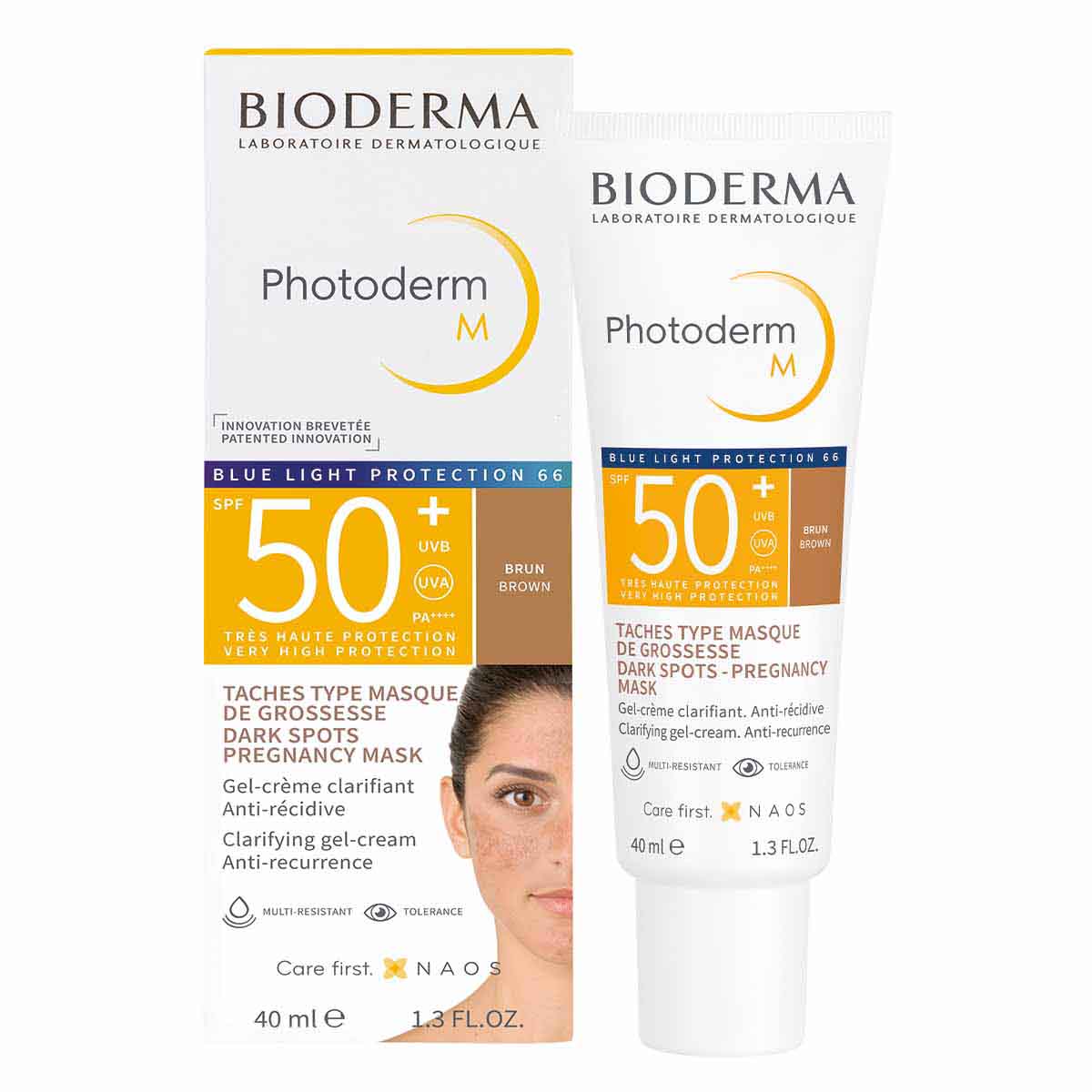 Bioderma – Photoderm M FPS 50+ Tono Brun - 40 ml.